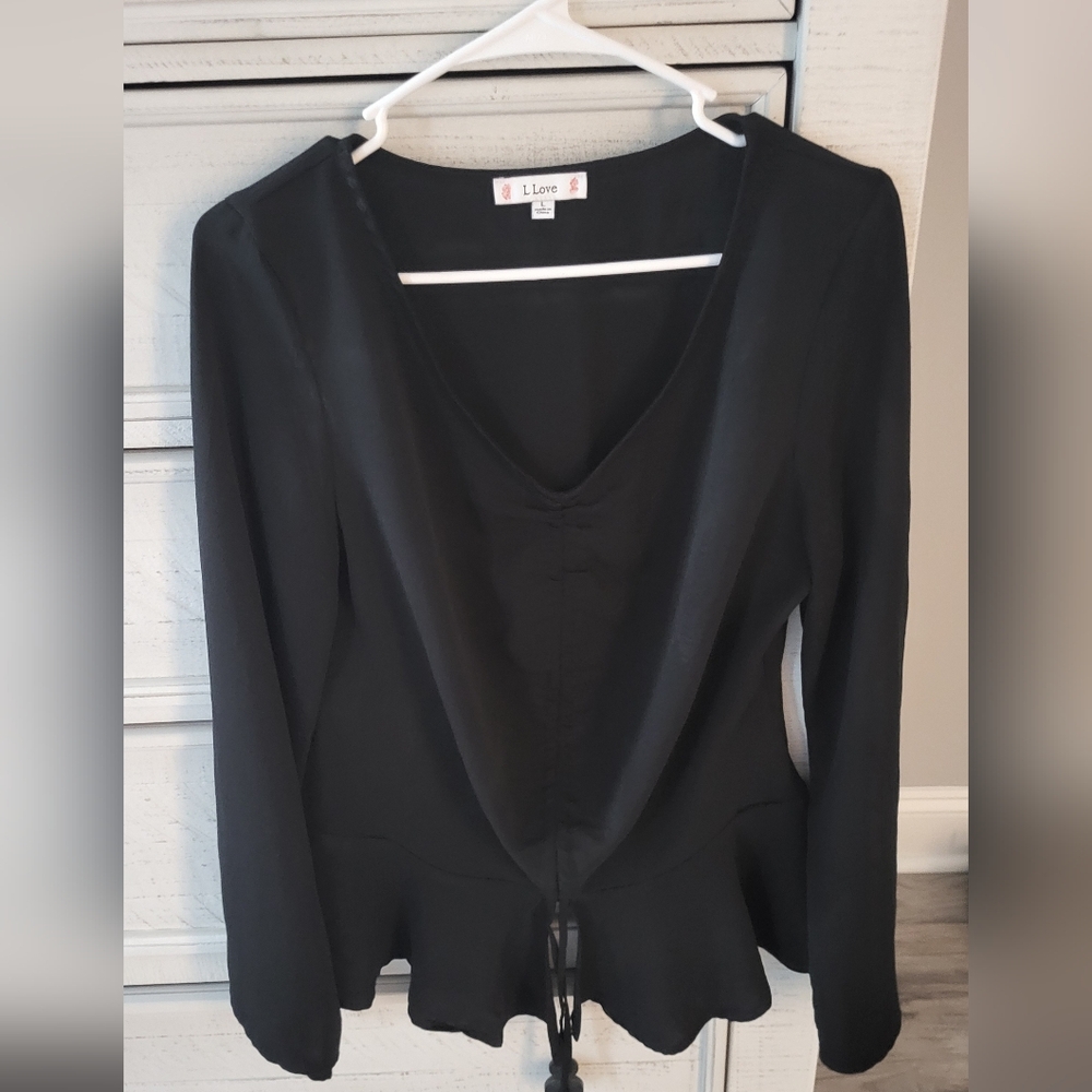 Black Long Sleeve Blouse